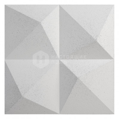 Декоративные панели Muratto Organic Blocks Peak MUOBMIN18 White, 248*248*24 мм