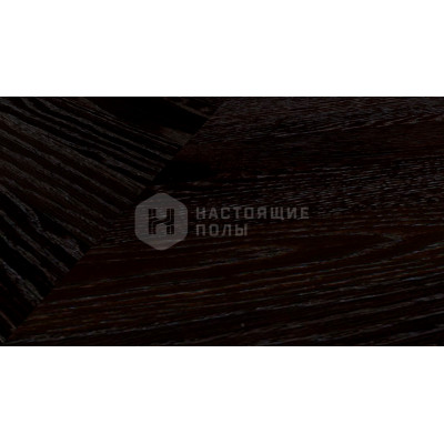 Паркет Французская елка Hajnowka Дуб Granero R Рустик брашированный, 15*125*600 мм