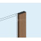 Молдинг для стеновых панелей Hiwood LF124B BR417, 2700*31*12 мм