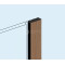 Молдинг для стеновых панелей Hiwood LF124B BR417K, 2700*31*12 мм