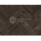 Паркет классическая елочка Hajnowka DUO Дуб Toscania Рустик копченый брашированный, 600*125*15 мм