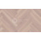 Паркет классическая елочка Hajnowka DUO Ясень Linen Натур гладкая поверхность, 15*145*600 мм