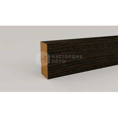 Декоративная рейка Dekart шпон дуба, Античный серый, 80*40*2800 мм
