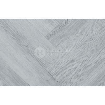 SPC плитка замковая елочка CM Floor Parkett 01 Дуб Серый, 610*122*5.5 мм