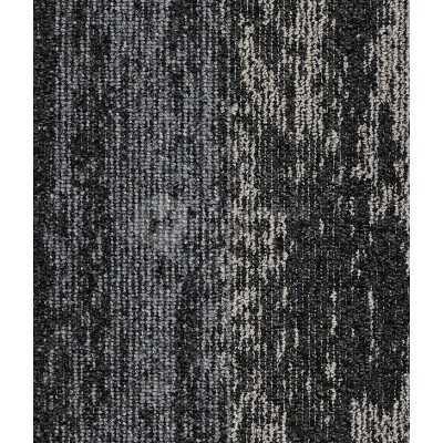 Ковровая плитка IVC Carpet Tiles Rudiments Metallic Clay 947 Grey, 1000*250*7.1 мм