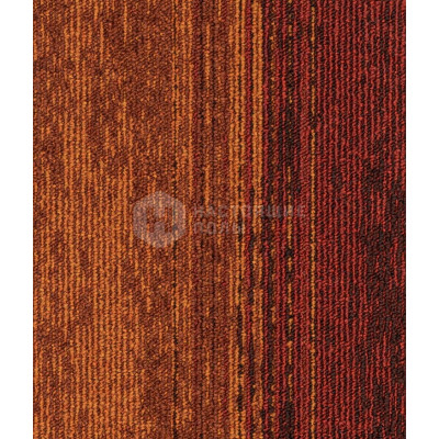 Ковровая плитка IVC Carpet Tiles Rudiments Clay Create 325 Orange rust, 1000*250*7.1 мм