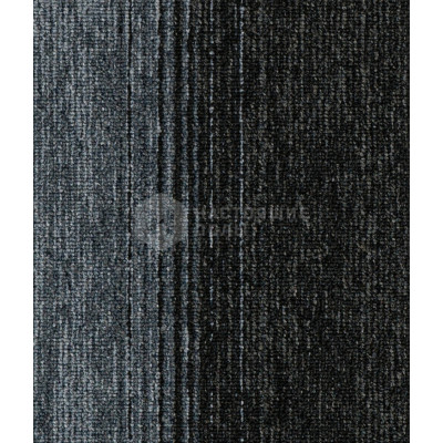 Ковровая плитка IVC Carpet Tiles Rudiments Clay Create 599 Black, 1000*250*7.1 мм