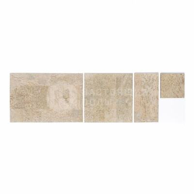 Декоративные панели Muratto Cork Bricks Grand MUCBGIVO1 Ivory, 300/200/100*200/100*14/11/7/4 мм