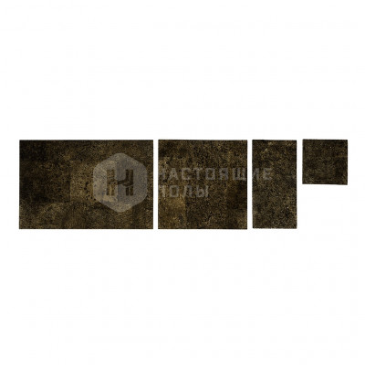 Декоративные панели Muratto Cork Bricks Grand MUCBGBGO1 Brown Gold, 300/200/100*200/100*14/11/7/4 мм