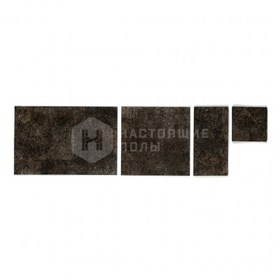 Декоративные панели Muratto Cork Bricks Grand MUCBGBWS1 Brown Silver, 300/200/100*200/100*14/11/7/4 мм