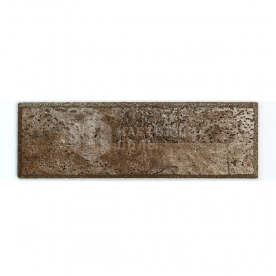 Декоративные панели Muratto Cork Bricks Bev MUCBBVBS2 Brown Silver, 230*70*7 мм