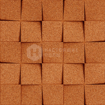 Декоративные панели Muratto Organic Blocks Minichock MUOBMIN13 Copper, 248*248*24 мм