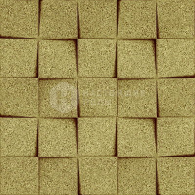 Декоративные панели Muratto Organic Blocks Minichock MUOBMIN05 Olive, 248*248*24 мм