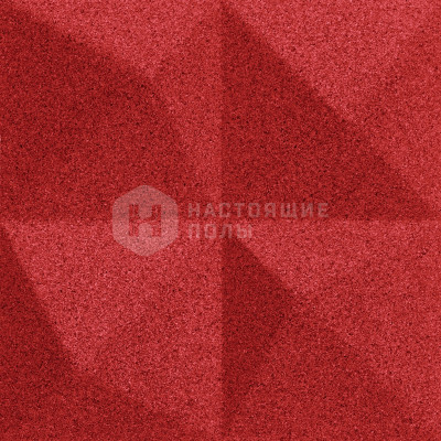 Декоративные панели Muratto Organic Blocks Peak MUOBPEA06 Red, 248*248*24 мм