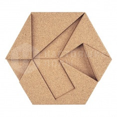 Hexagon MUOBHEX01 Ivory, 220*190*30 мм