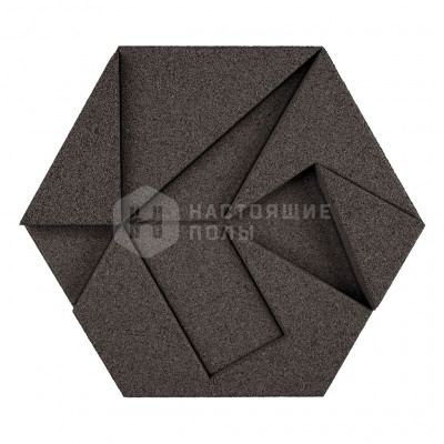 Декоративные панели Muratto Organic Blocks Hexagon MUOBHEX12 Grey, 220*190*30 мм