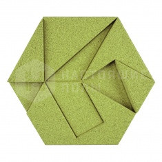 Hexagon MUOBHEX05 Olive, 220*190*30 мм