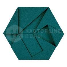 Hexagon MUOBHEX02 Emerald, 220*190*30 мм