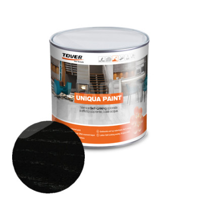 Тонировка для паркета Tover Uniqua Paint черный (1л)