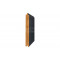Планкен фасадная доска Thermory Термоель Антрацит Серый RAL7016 C15 брашированная, 3900*186*20 мм
