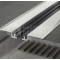Компенсационный профиль Profilpas Procover Flex 74490 Procover Flex GJF natural aluminium + black RAL 9005 13 мм