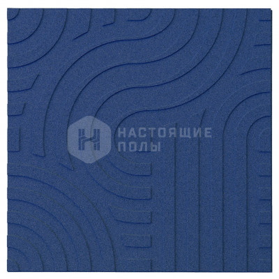 Декоративные панели Muratto Organic Blocks Wave MUOBWAV14 Blue, 503*502*7 мм