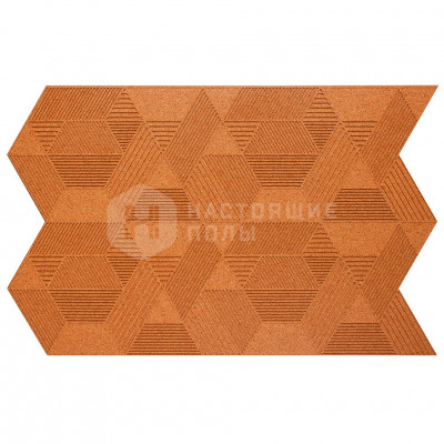 Декоративные панели Muratto Organic Blocks Geometric MUOBGEO13 Copper, 630*396*7 мм