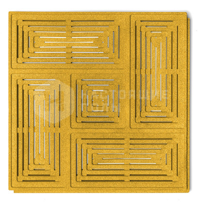 Декоративные акустические панели Muratto Acoustic Panels Buzzer MUACBYE03 Yellow, 502*502*30 мм
