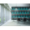 Декоративные акустические панели Muratto Acoustic Panels Undertone MUACUTU04 Turquoise, 491*491*30 мм