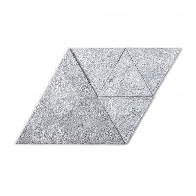 Декоративные панели Muratto Korkstone Triangle MUKSTPLA1 Platinum, 300*150*7-13 мм