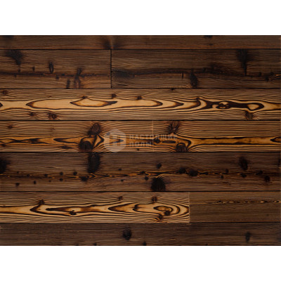 Стеновые панели Mareiner Holz Лиственница натур Vesuv обожженная брашированная под маслом, 4000*146*19 мм