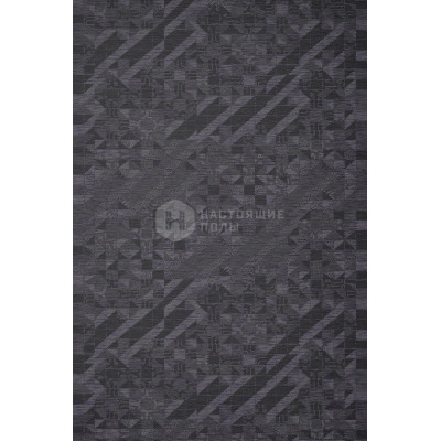 ПВХ покрытие в рулоне Bolon By You Geometric Lavender Gloss/Black