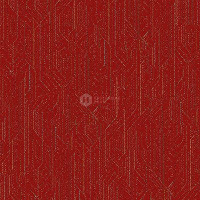 Ковровая плитка Interface Visual Code Circuit Board 9280008 Red Circuit, 1000*250*7.7 мм