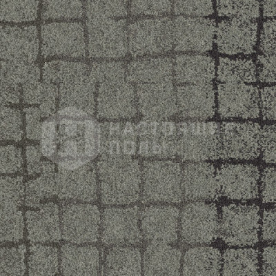 Ковровая плитка Interface Human Connections Sett In Stone 8342002 Slate, 500*500*7 мм
