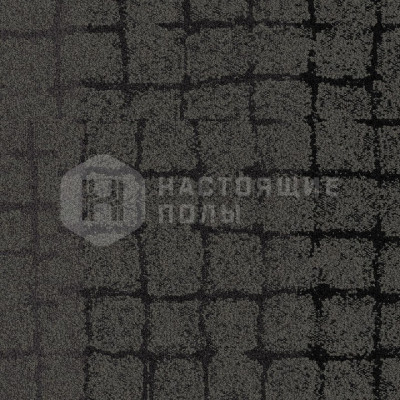 Ковровая плитка Interface Human Connections Sett In Stone 8342004 Onyx, 500*500*7 мм