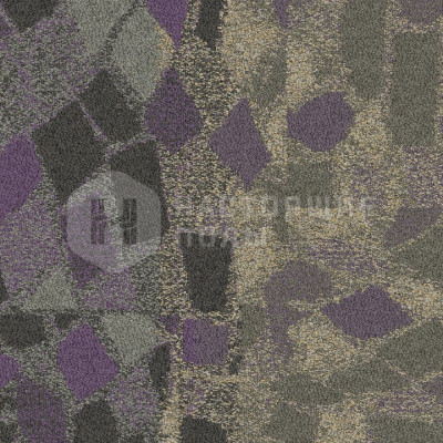 Ковровая плитка Interface Human Connections Stone Course 8343008 Purple/stone, 500*500*7.9 мм