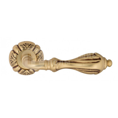Дверная ручка Venezia Anafesto VNZ1446 D5 французское золото + коричневый