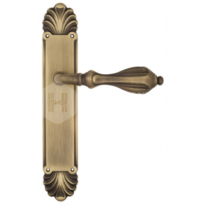 Дверная ручка на планке Venezia Anafesto VNZ3315 PL87 бронза матовая