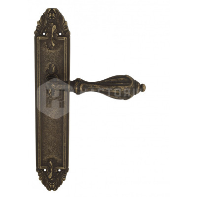 Дверная ручка на планке Venezia Anafesto VNZ2286 PL90 бронза античная