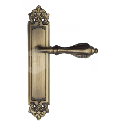 Дверная ручка на планке Venezia Anafesto VNZ898 PL96 бронза матовая