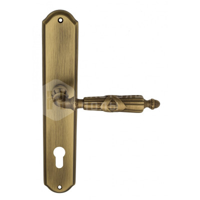 Дверная ручка на планке Venezia Anneta VNZ2263 PL02 бронза матовая