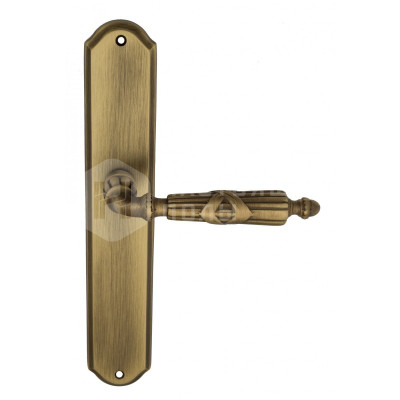 Дверная ручка на планке Venezia Anneta VNZ2259 PL02 бронза матовая