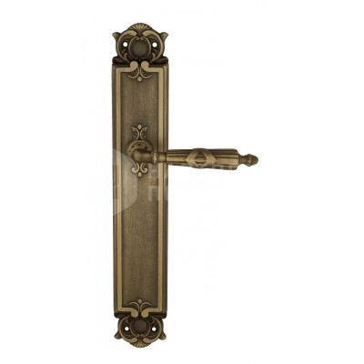Дверная ручка на планке Venezia Anneta VNZ2261 PL97 бронза матовая