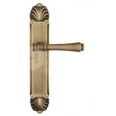 Дверная ручка на планке Venezia Callisto VNZ3355 PL87 бронза матовая