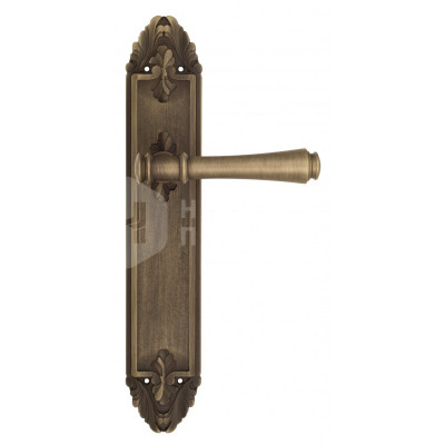 Дверная ручка на планке Venezia Callisto VNZ1485 PL90 бронза матовая