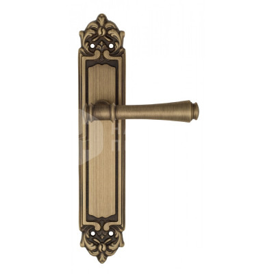 Дверная ручка на планке Venezia Callisto VNZ1464 PL96 бронза матовая