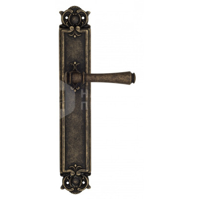 Дверная ручка на планке Venezia Callisto VNZ1566 PL97 бронза античная