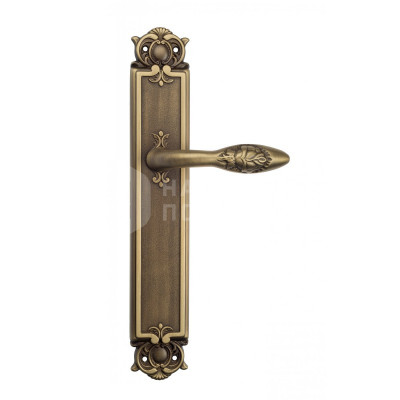 Дверная ручка на планке Venezia Casanova VNZ198 PL97 бронза матовая