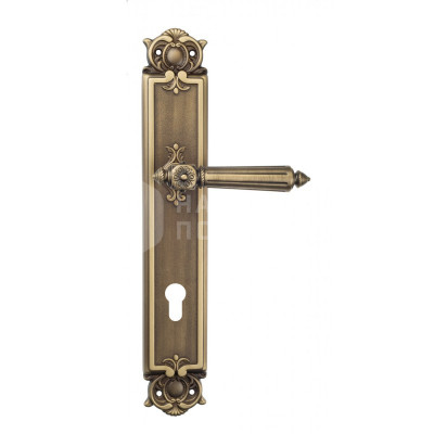 Дверная ручка на планке Venezia Castello VNZ235 PL97 бронза матовая