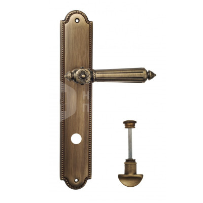 Дверная ручка на планке Venezia Castello VNZ246 PL98 бронза матовая